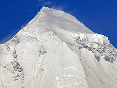 07 Dhaulagiri North Face Close Up After Sunrise From Kharka On Way To Mesokanto La Dhaulagiri North Face close up just after sunrise from our camp on the kharka (3460m) above Jomsom on the way to Tilicho Lake.